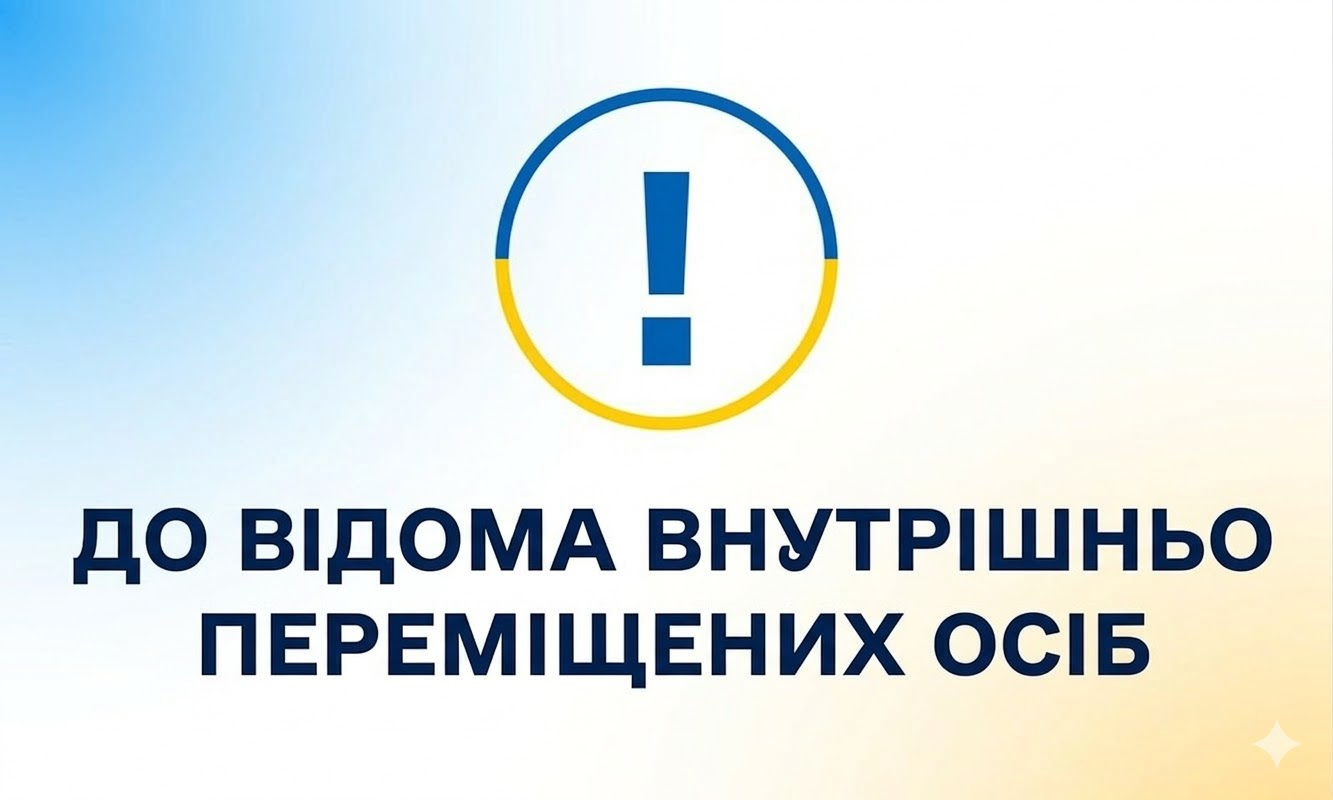 До відома внутрішньо переміщених осіб