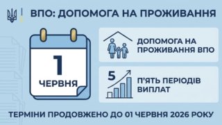 На місяць продовжено терміни подачі документів для допомоги на проживання для ВПО: подати заявку на виплати можна до 01 червня
